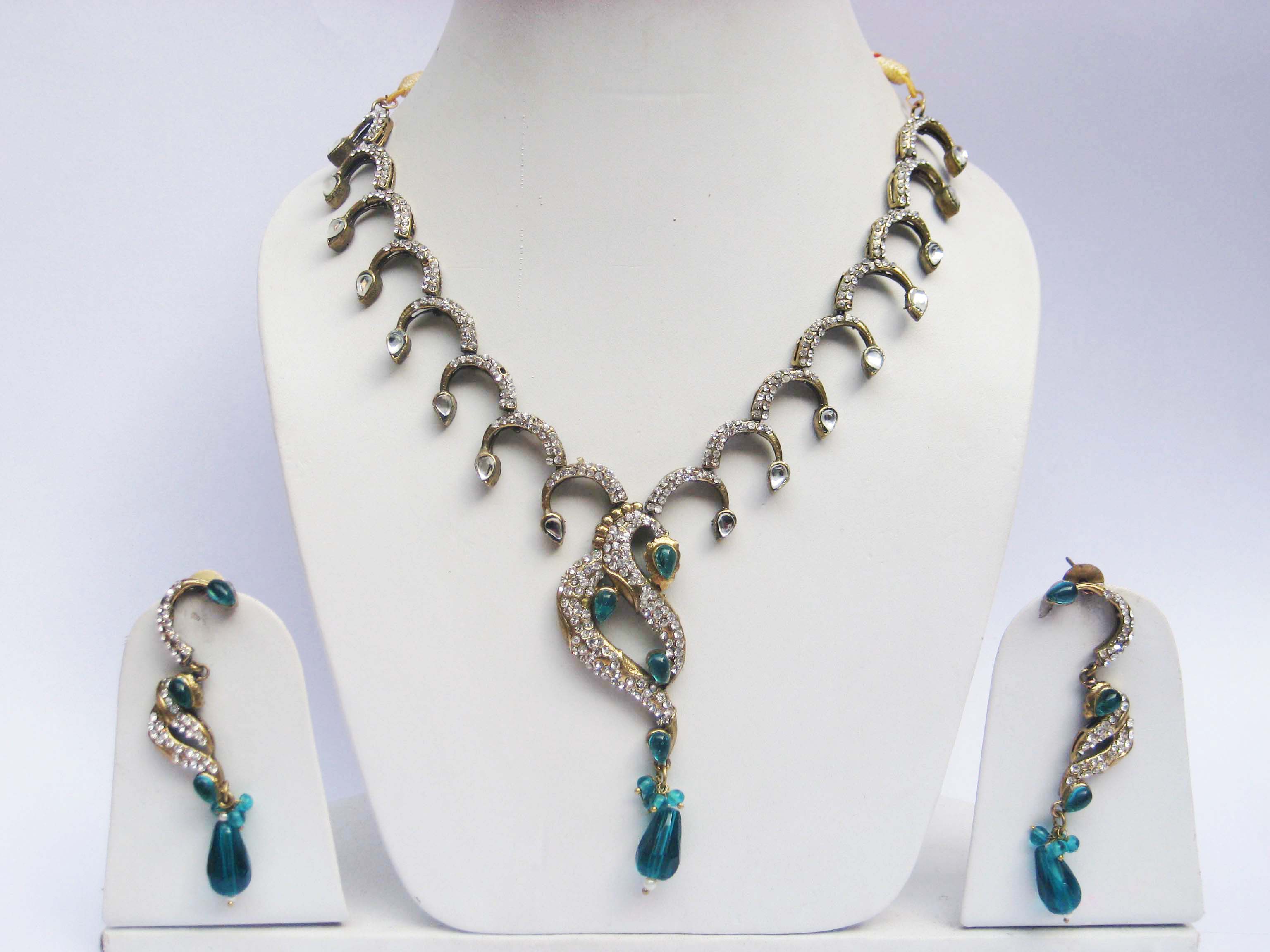 Manufacturers Exporters and Wholesale Suppliers of Victorian Necklace Set Meerut Uttar Pradesh
